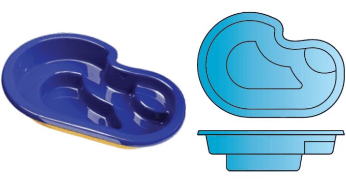 Belleville fiberglass spa from Composite Pools Canada