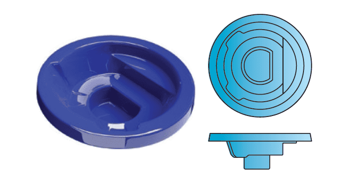 Erie fiberglass spa from Composite Pools Canada