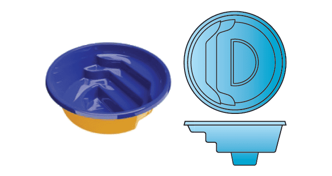 Michigan fiberglass spa from Composite Pools Canada